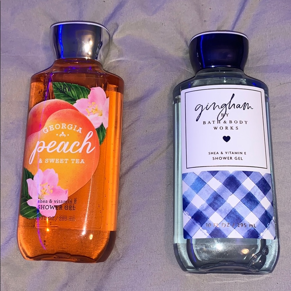 Two Shower gels